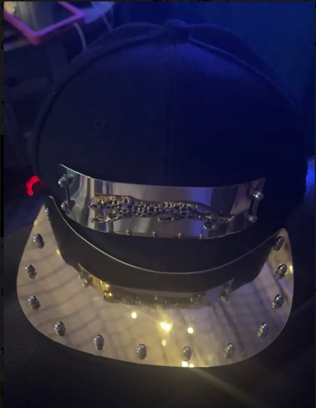 Men's and Women's Flat Brim Hat