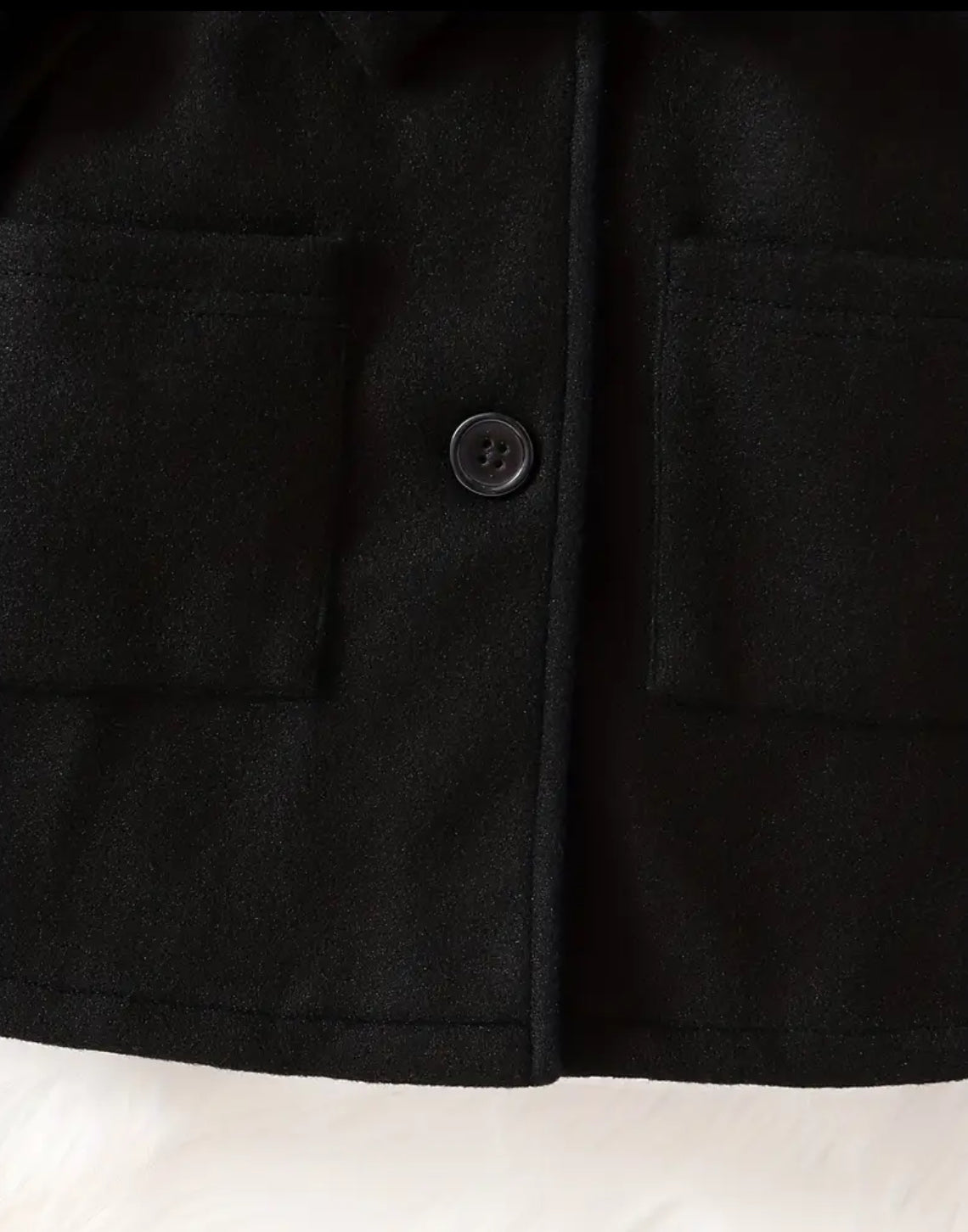 Girls Belted Winter Warm Hooded Coat with Collar - Full-Zip Front & Chest Pocket 