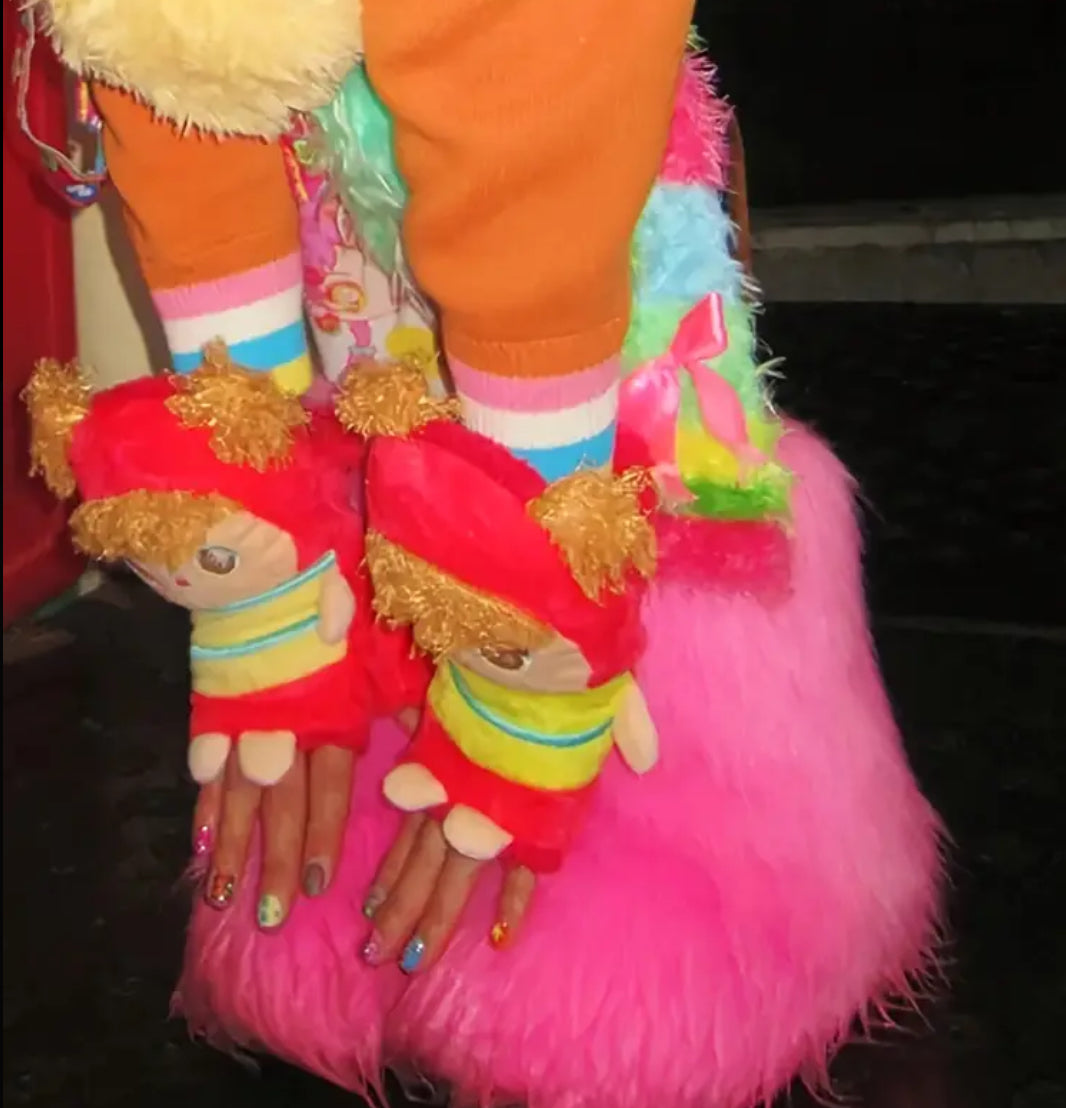 ‘Warm & Fuzzy” Winter Mid-Calf Faux Fur Snow Boots