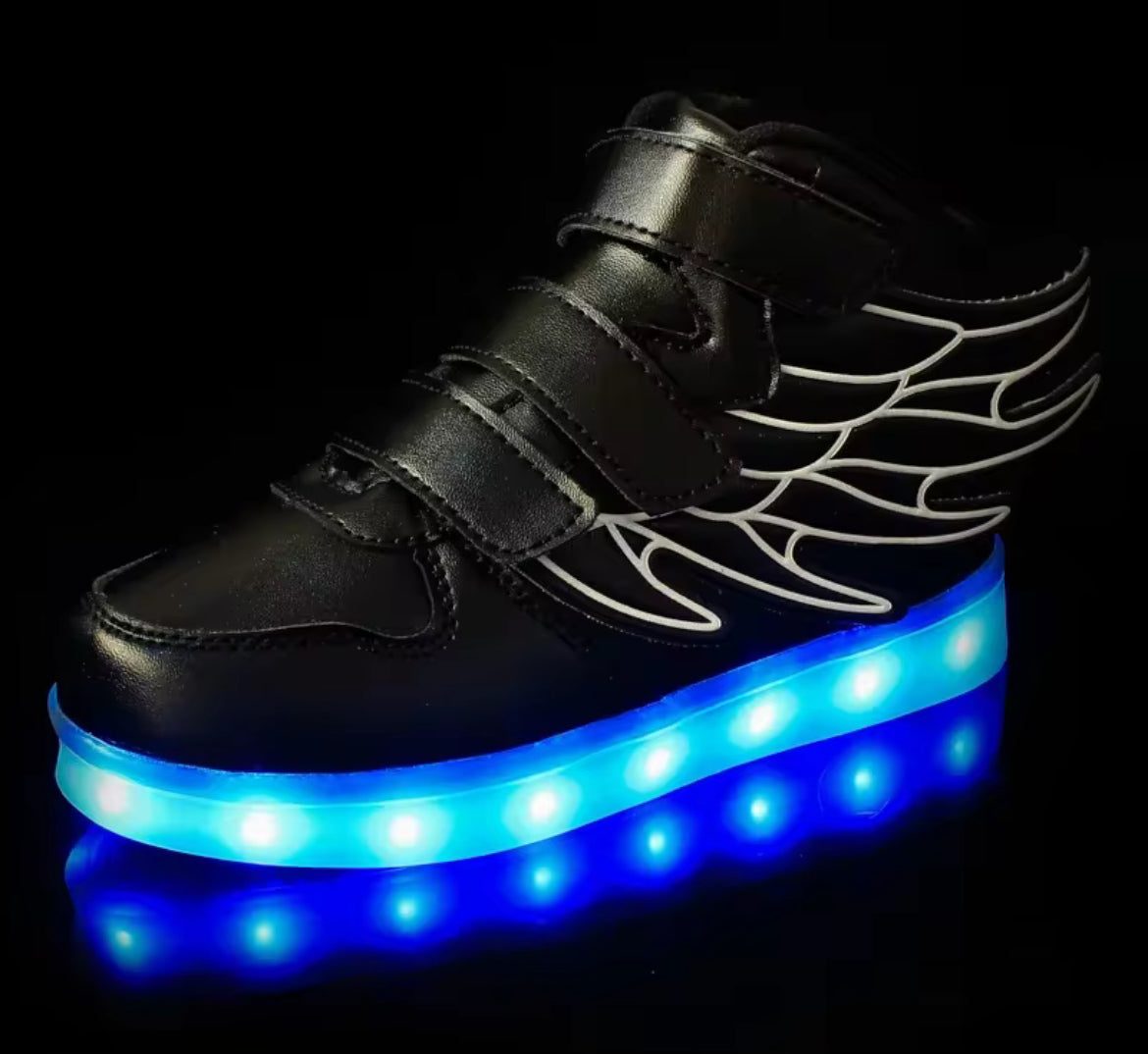 “Luminous Wings” Kids USB Charge LED Illuminated Lights Shoe