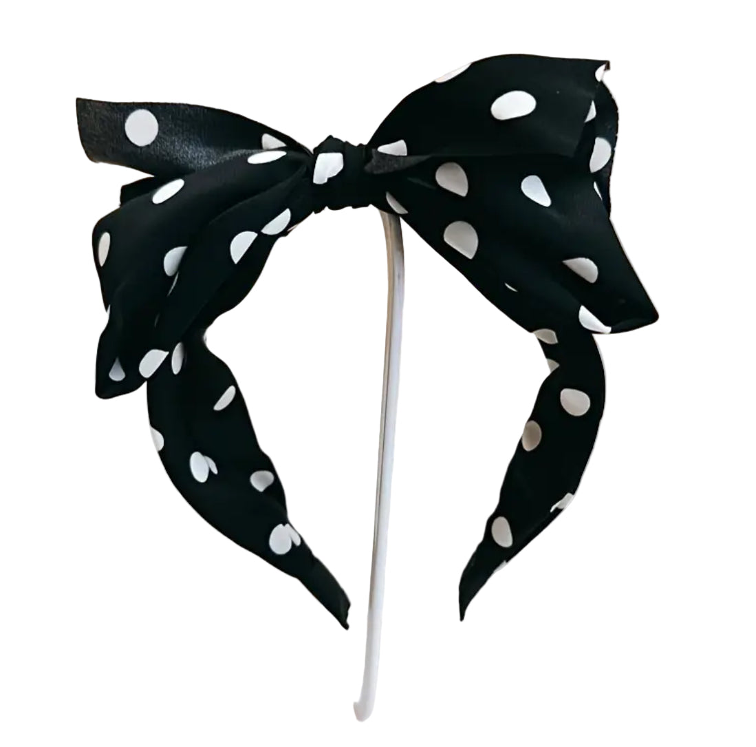 “Hair Bows” Polyester Bowknot Headbands