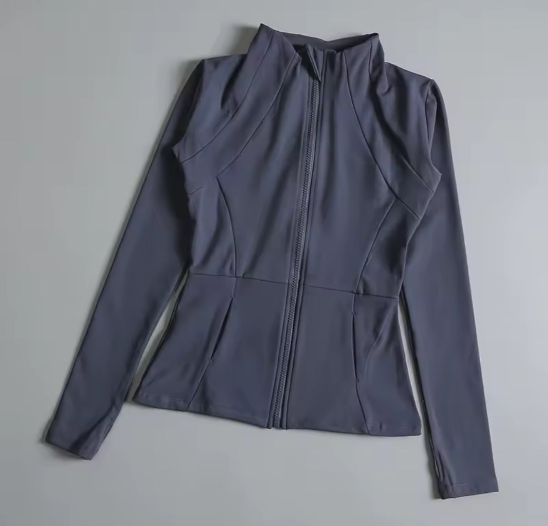 "Leah"  Long Sleeve Yoga Fitness Top Wear