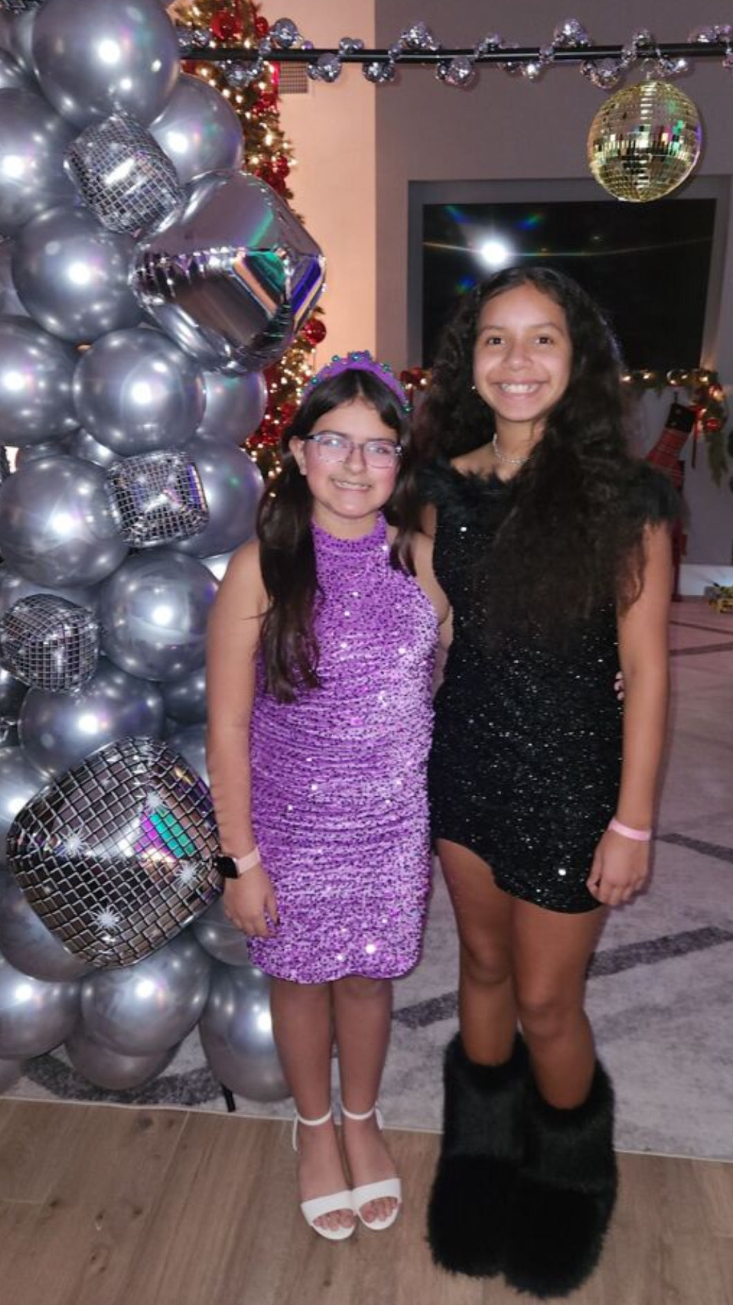 Tween Girls' “Twinkle” Sequin Party Mini Dress