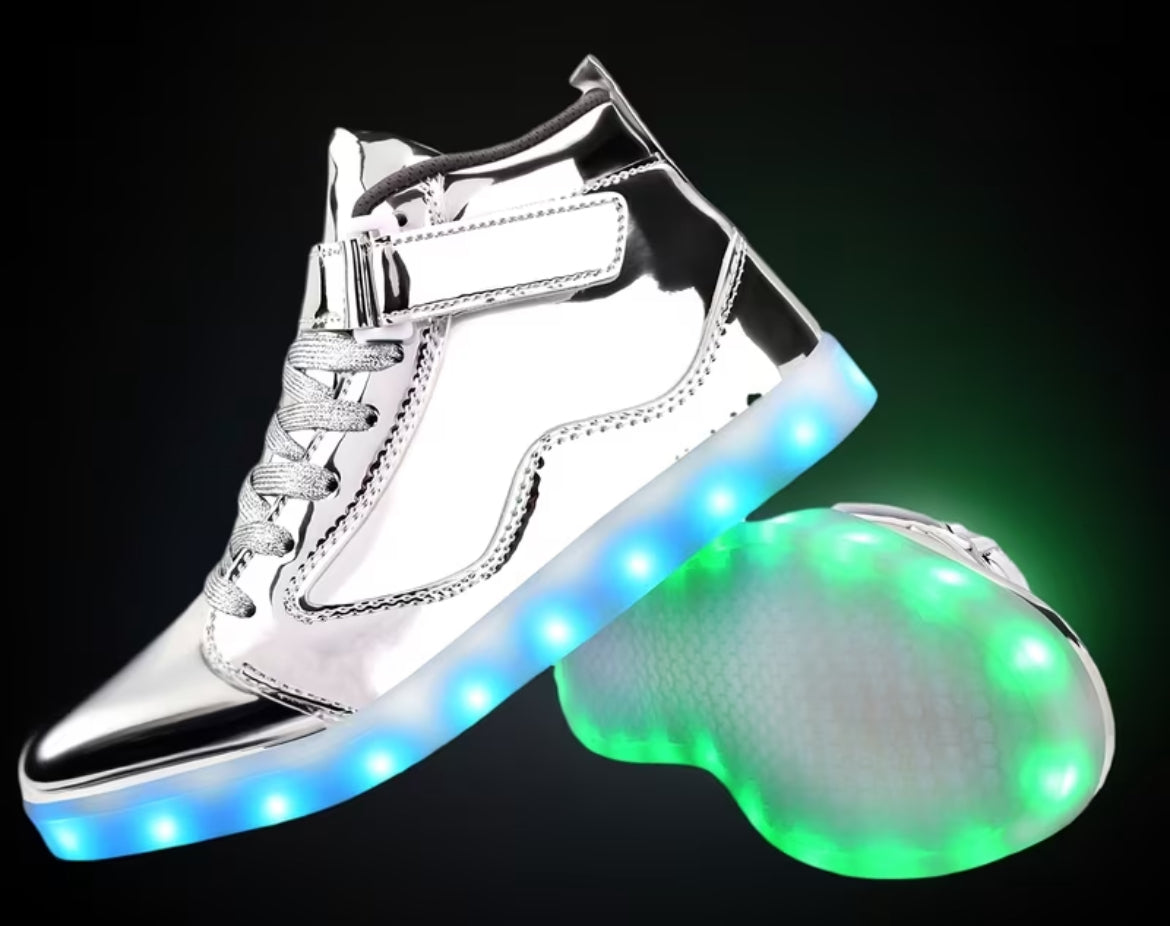 Unisex “Luminated” Light-Up High Top Sneakers