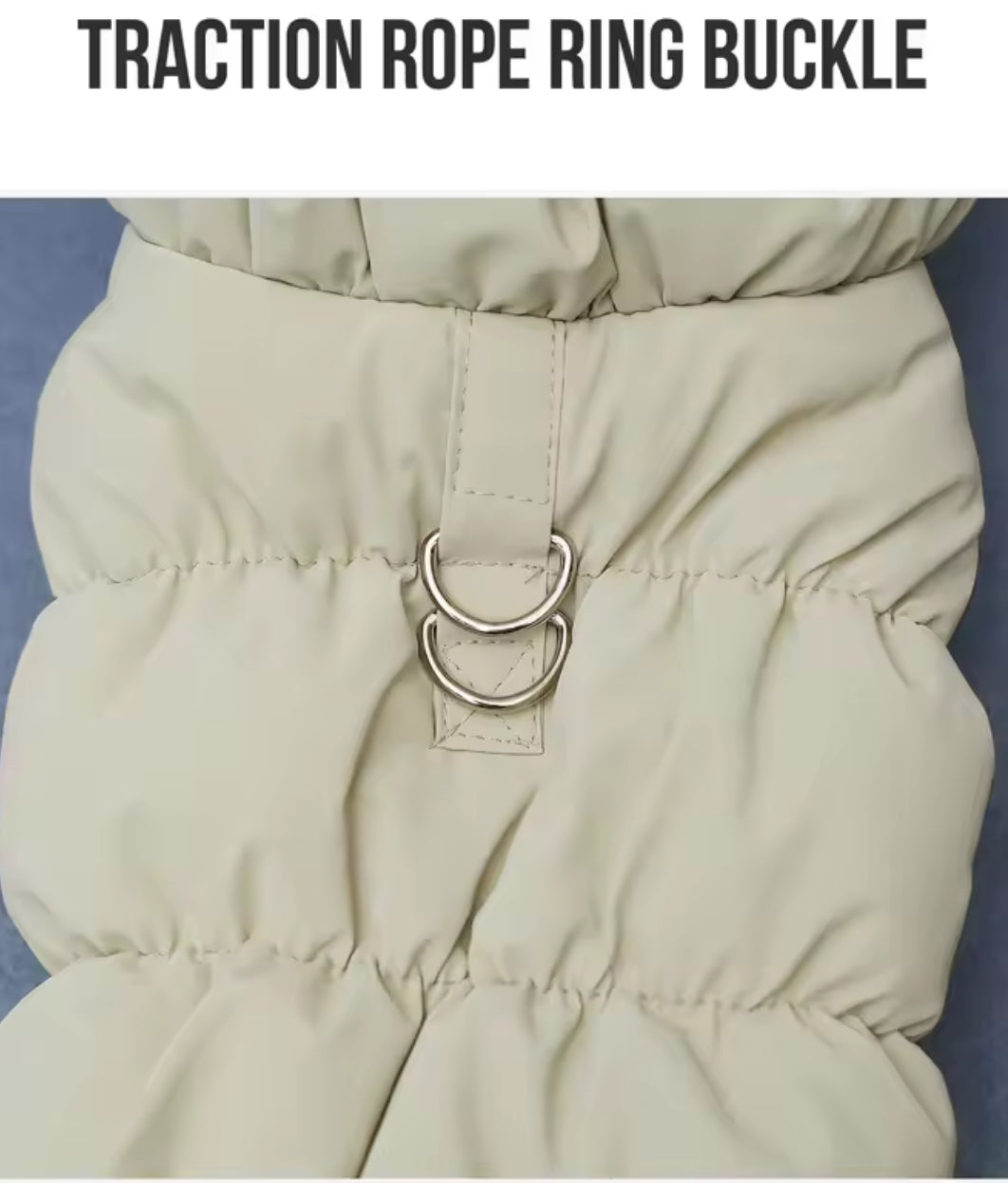 “Puff Posh Pets” 3-Layer Thick Warm Outerwear Winter Coat