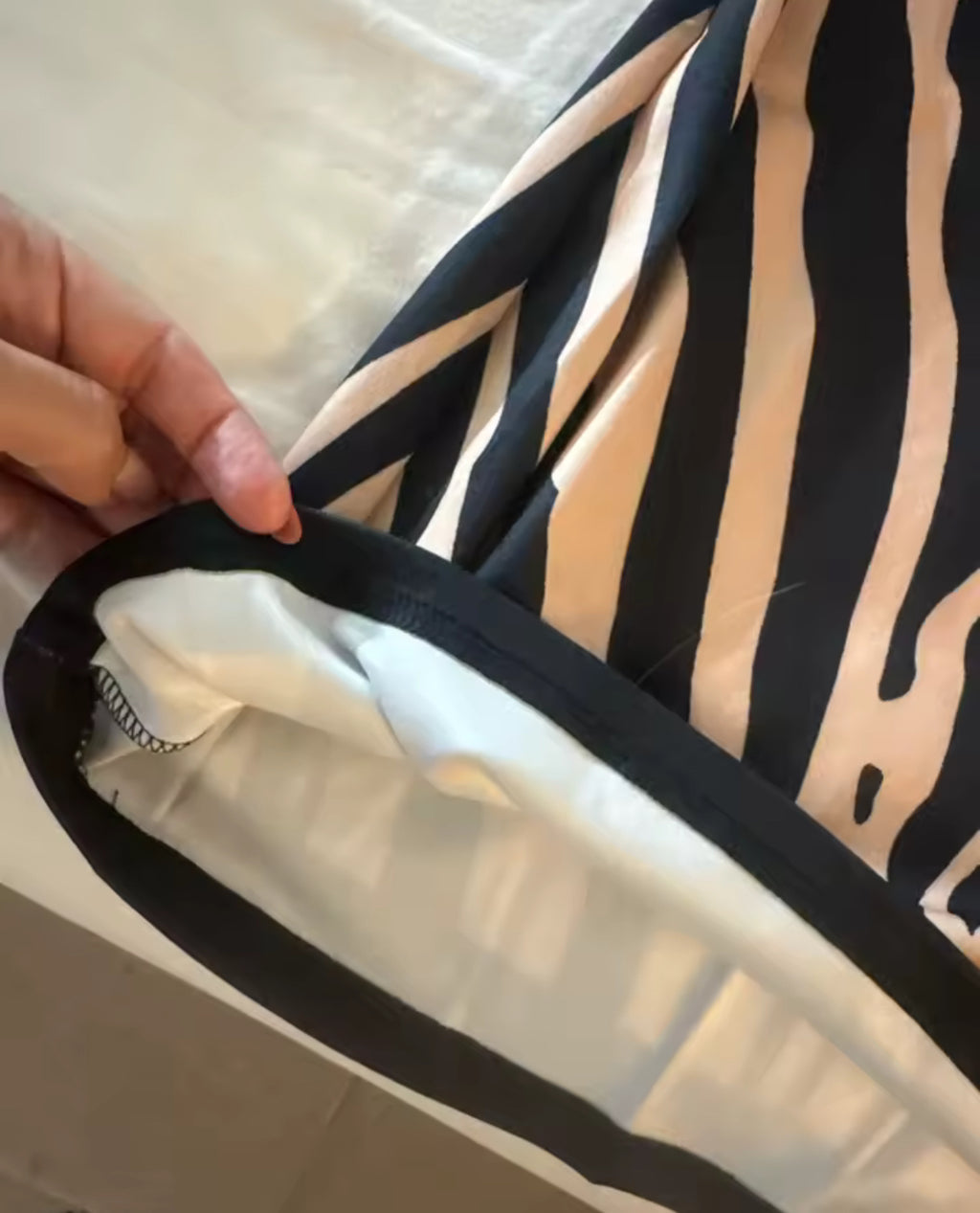 Mini Sexy Zebra Printed Strapless Slim A-Line Dress 