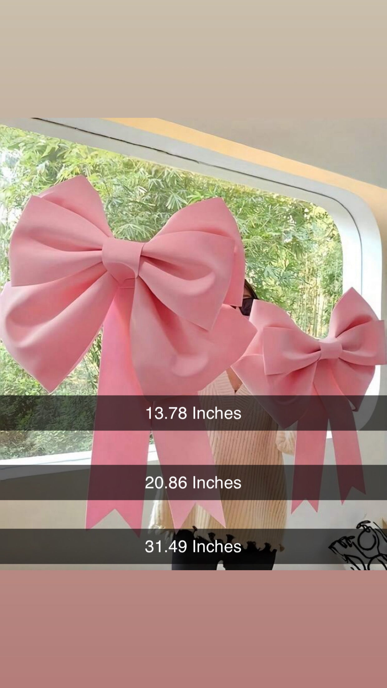 “Pretty Pink Bows” 1Pc DIY Pink Bow For All Special Occasions or Wall Decor 