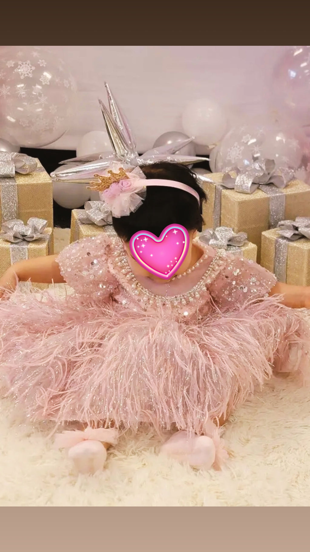 1pc Princess Crown Mesh Headband
